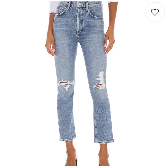Agolde Denim - Agolde Riley high rise straight Jean size 28